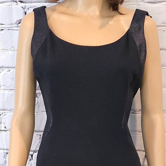 Designer!! ELIE TAHARI - Stunning Midnight blue sleeveless dress - Picture 5 of 9